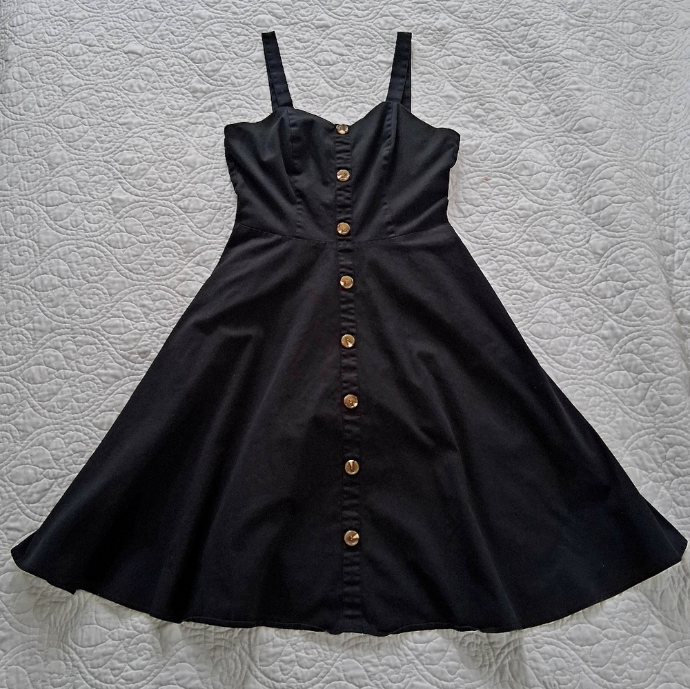 Wedtrend Black Midi Dress
